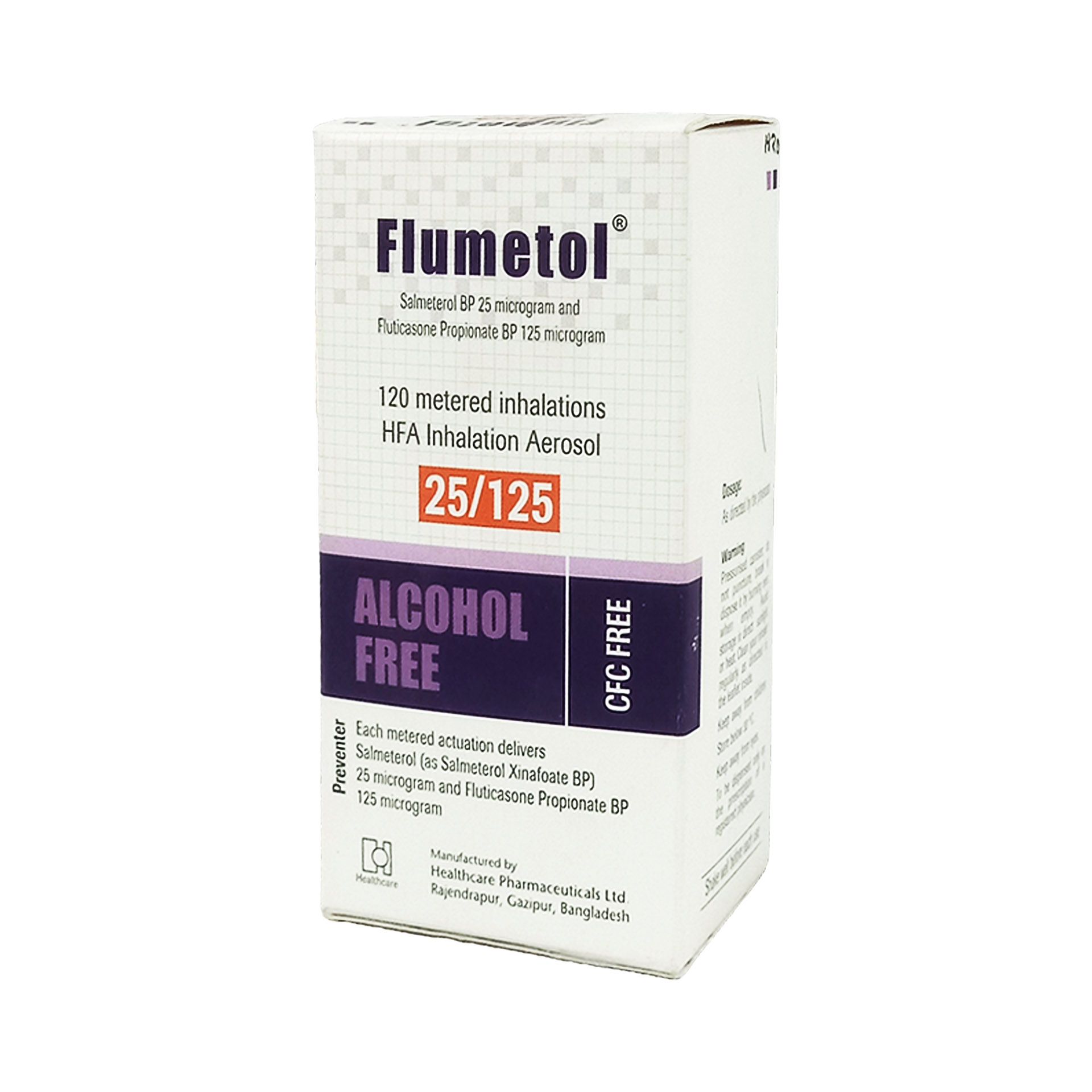 Flumetol 25/125 HFA Inhaler - (25mcg+125mcg)