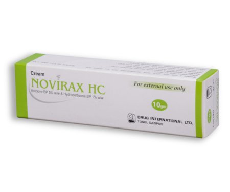 Novirax HC Cream - (5gm+1gm/100gm)