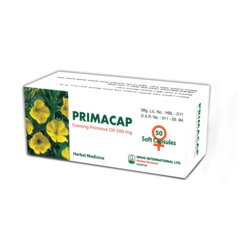 Primacap  Soft Capsules 500mg-50pcs Box