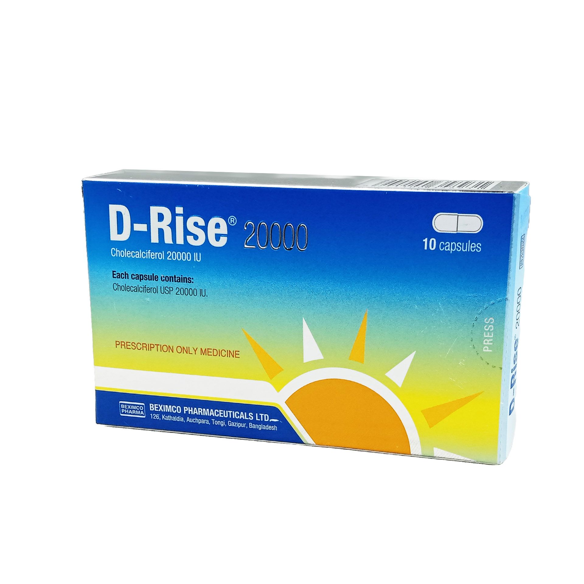 D-Rise 20000 Capsule - (20000IU)
