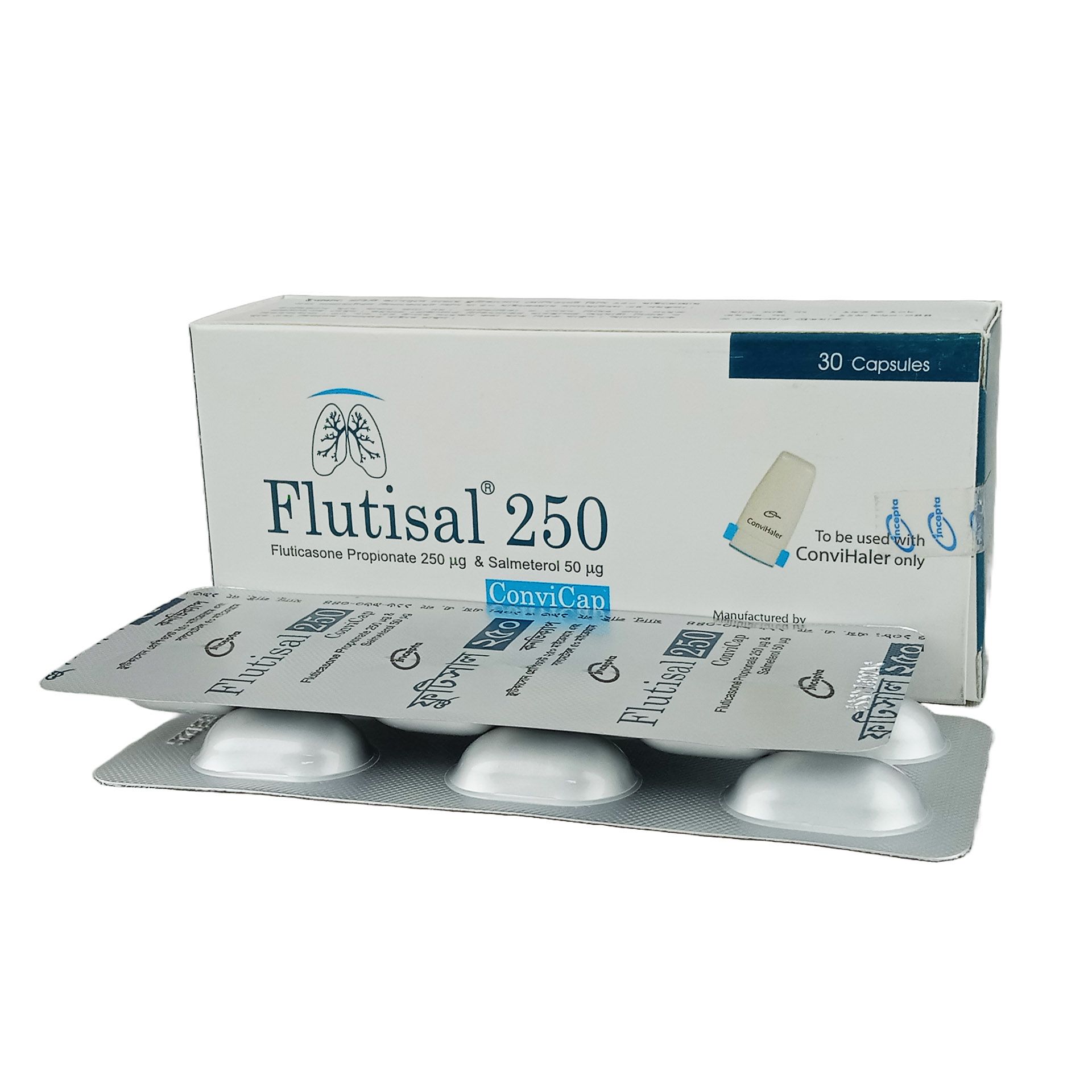 Flutisal 250 Convicap Capsule - (50mcg+250mcg)