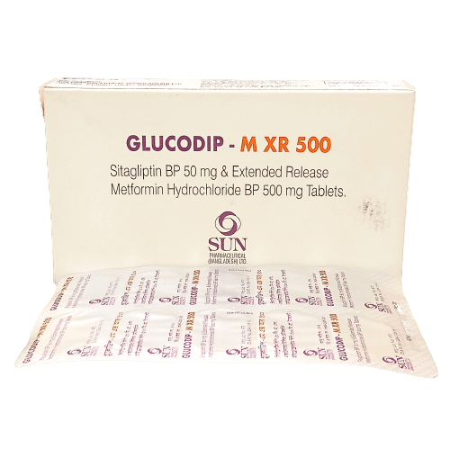 Glucodip M XR 500 Tablet - (500mg+50mg)