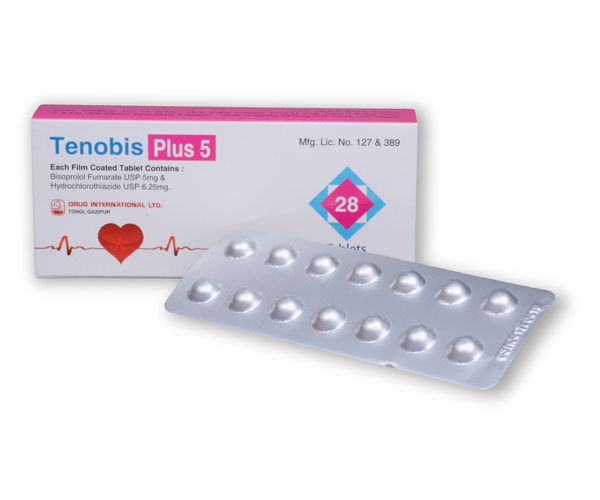 Tenobis Plus 5 Tablet - (5mg+6.25mg)