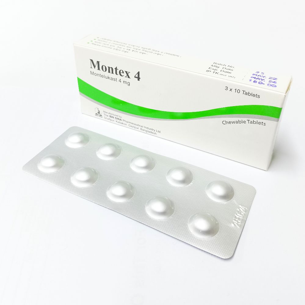 Montex 4 Tablet - (4mg)