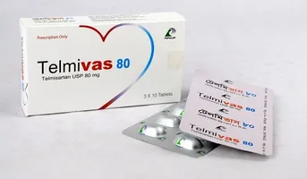 Telmivas Tablet - (80mg)-1 Box