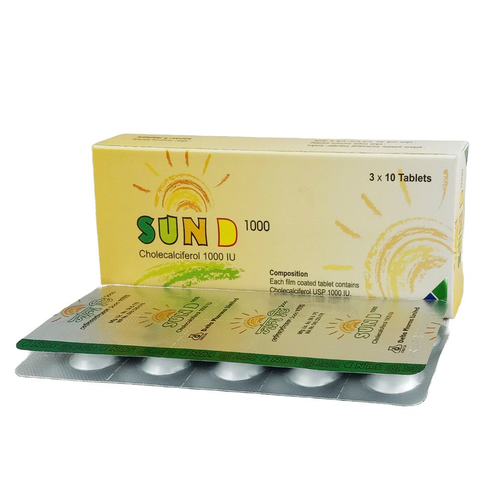 Sun D 1000 Tablet - (1000IU)