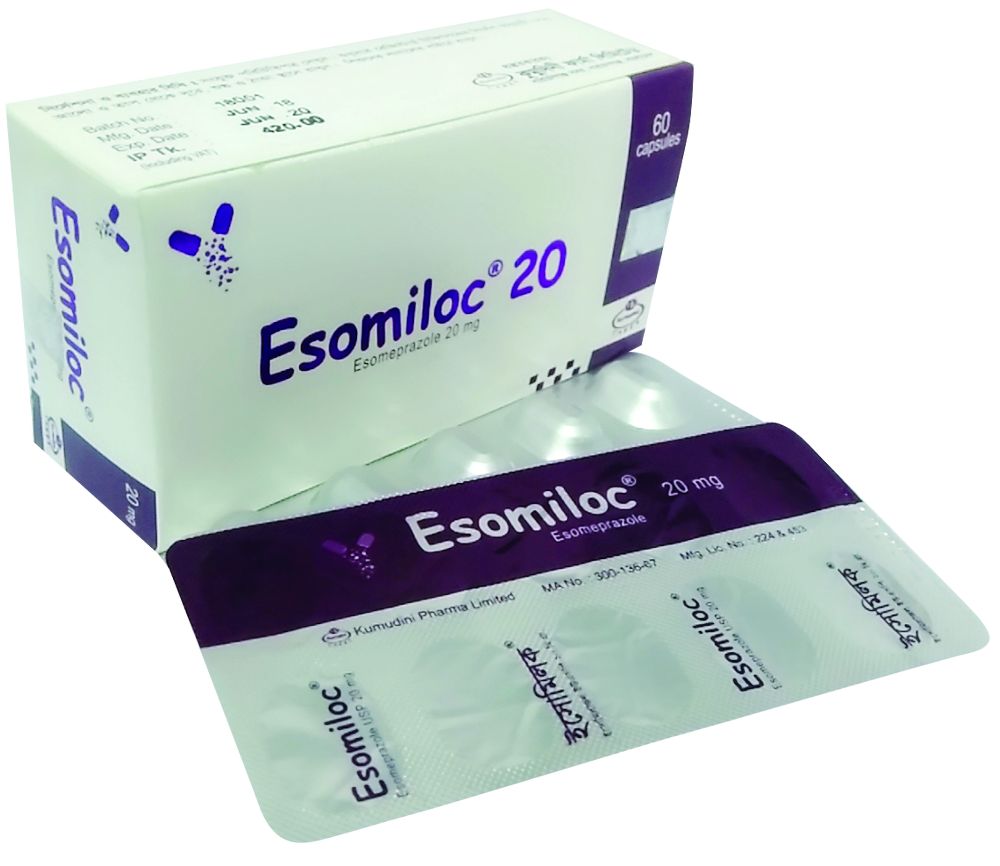 Esomiloc Capsule - (20mg)