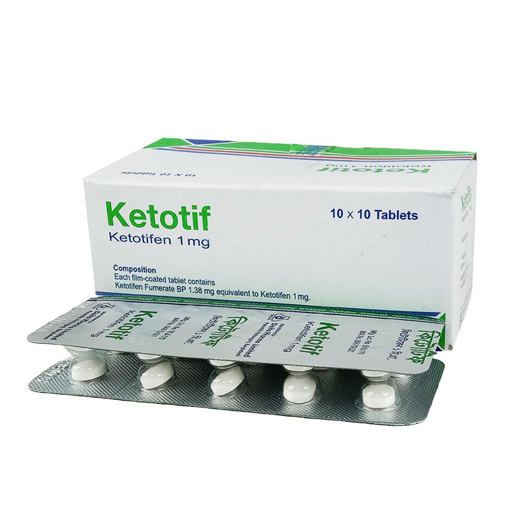 Ketotif Tablet - (1mg)