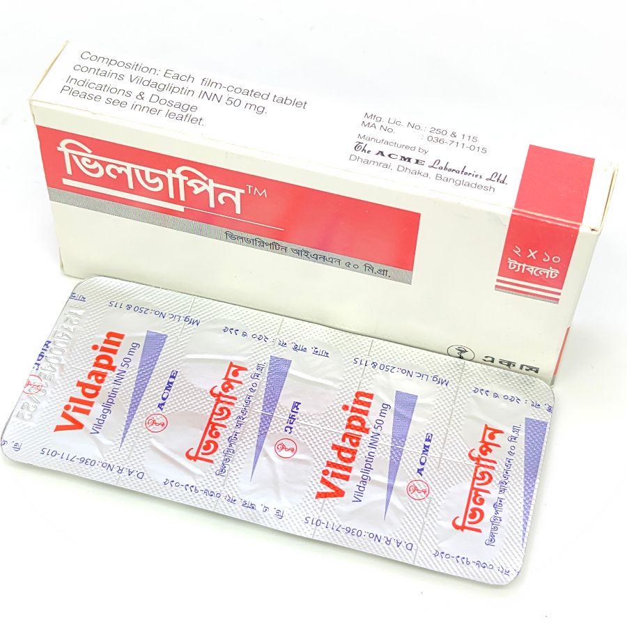 Vildapin 50 Tablet - (50mg)