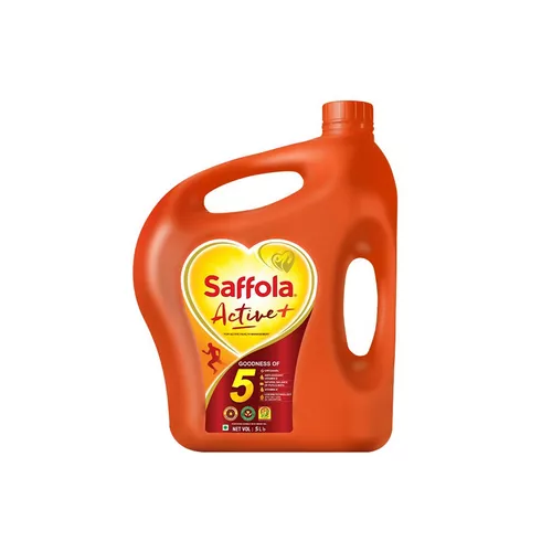 Saffola Active Plus Edible Oil 5 ltr