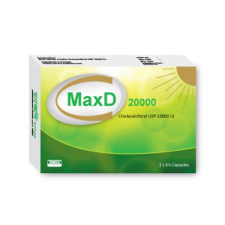 Max D 20000 Capsule - (20000IU)