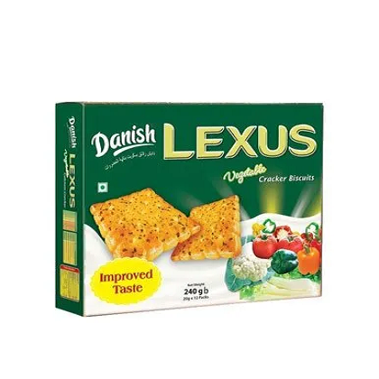 Danish Lexus Vegetable Cracker Biscuit 180 gm