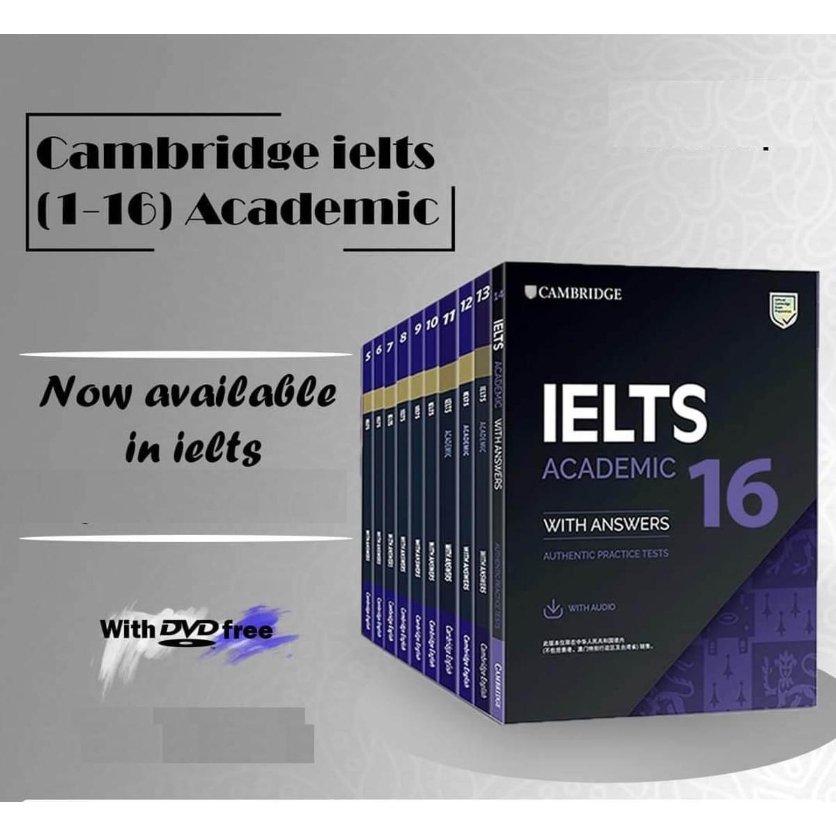 Cambridge IELTS With Answer 1-16 (Academic) With DVD