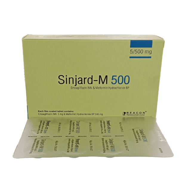 Sinjard M 500 Tablet - (5mg/500mg)