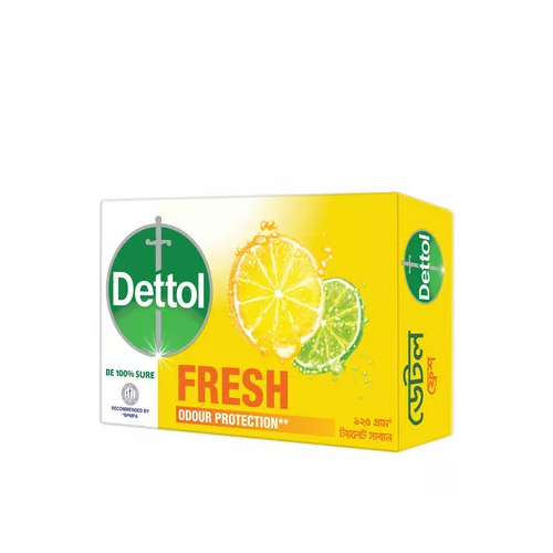 Dettol Soap Fresh Bathing Bar Soap With Odour Protection 125 gm