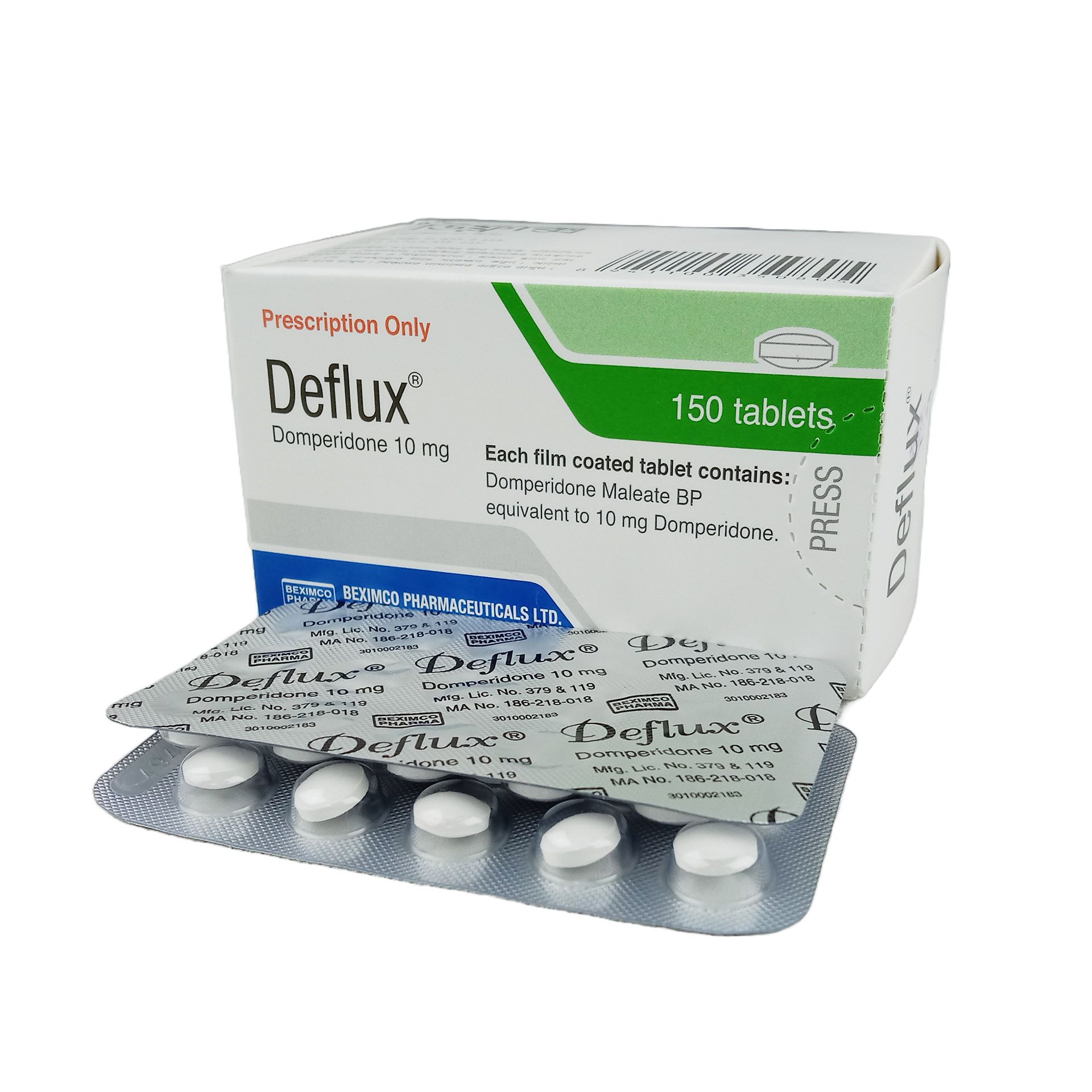 Deflux 10-1 strip
