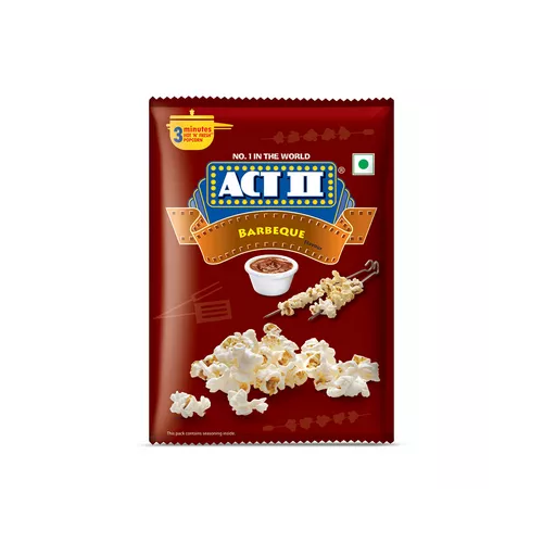 ACT II Barbeque Flavour Popcorn 50 gm