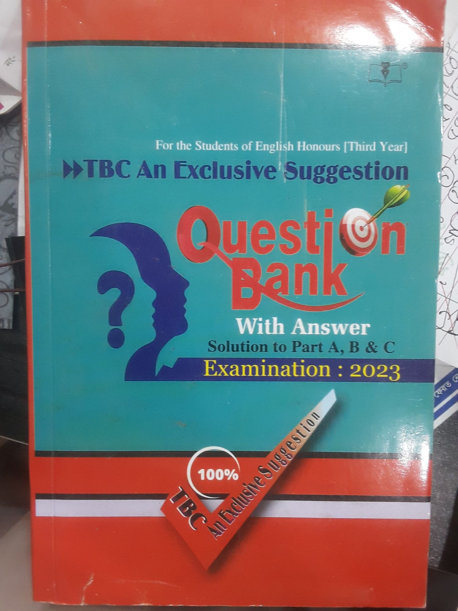 TBC Question bank 3rd year for English Department