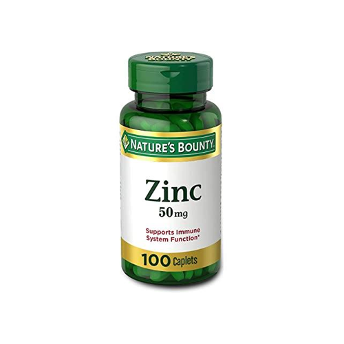 Nature's Bounty Zinc 50mg 100 Tablets