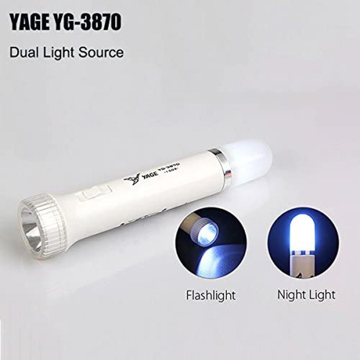 YAGE YG 3870 Bright Light LED Torch Light: Versatile Flashlight for Various Applications