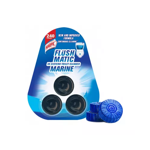 Harpic Flushmatic Marine In-Cistern Toilet Cleaner Blocks 50 gm 3 pcs