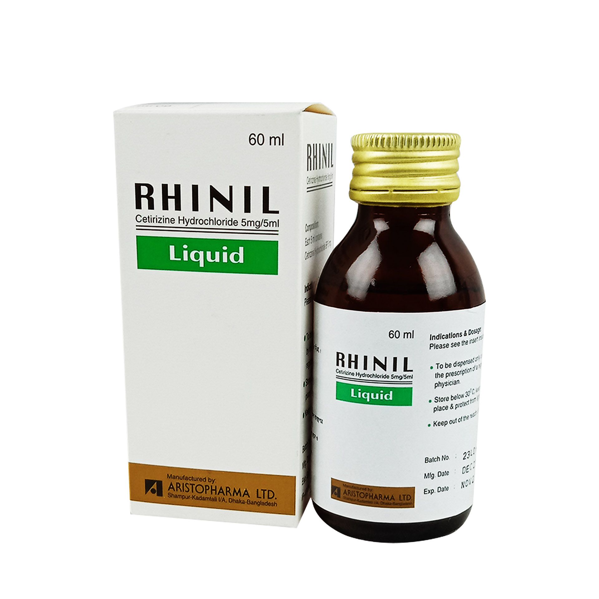 Rhinil Syrup - (5mg/5ml)