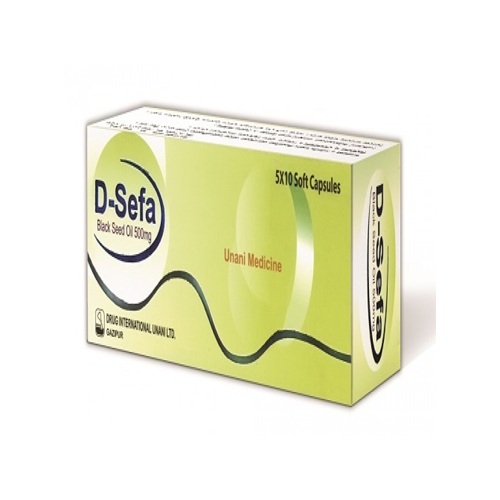 D-Sefa Soft Capsule 500mg (box)