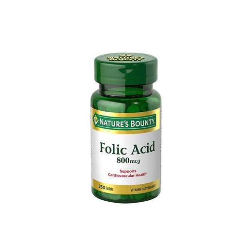 Nature's Bounty Folic Acid Tablet - (800mcg)