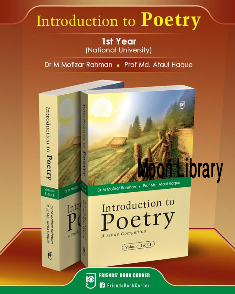Honours 1st Year Introduction Vol- I & II for English Depertmentduction to Poetry