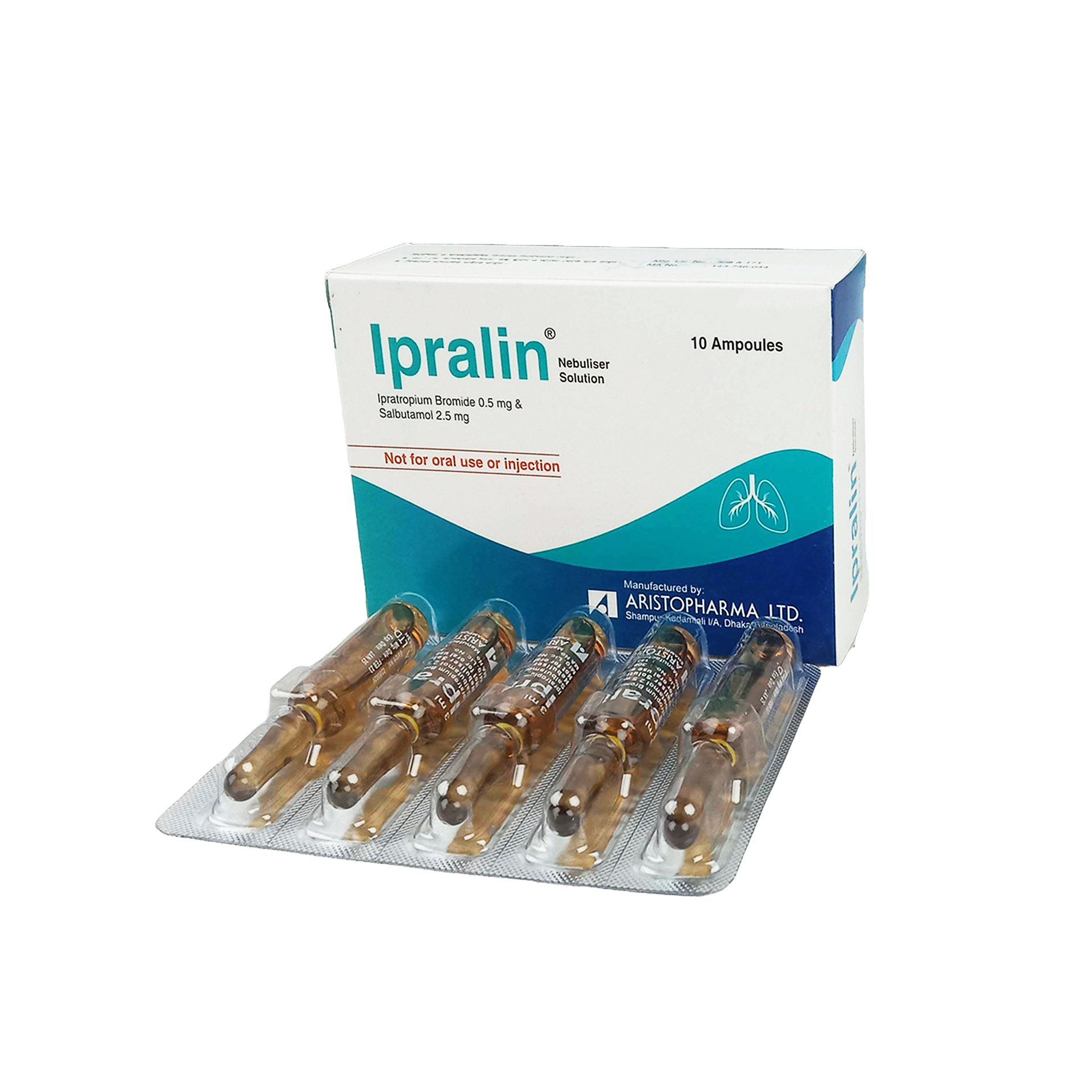 Ipralin HFA Nebuliser Solution - (0.5mg+2.5mg/3ml)
