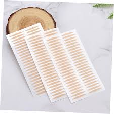 Double Eyelid Stickers Fold Eyelid Stripe Eyelid Tapes Eye Lift Makeup Natural Invisible Beauty Tools Clear Beige Color Big Eyes 20 pcs