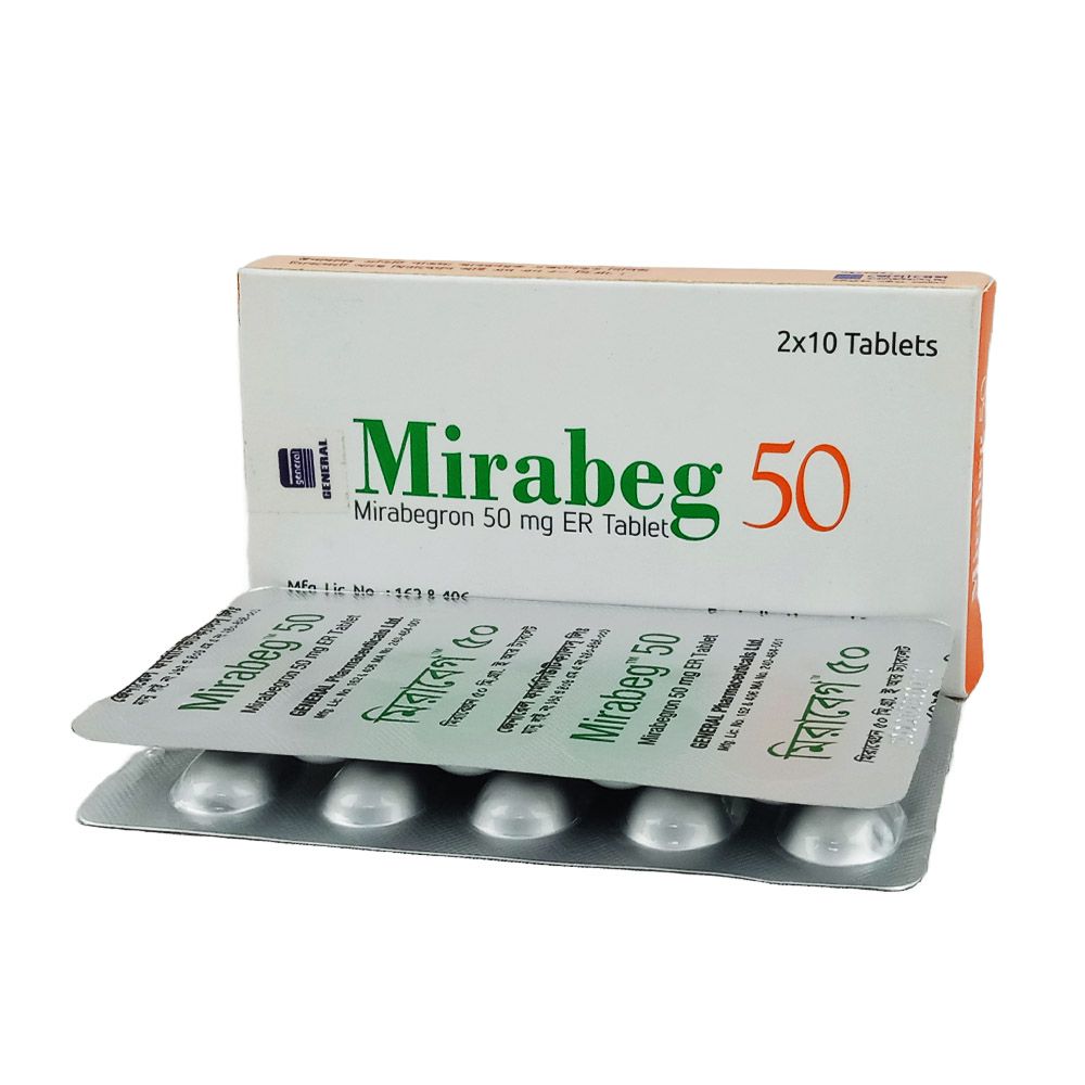 Mirabeg 50 - 1 strip