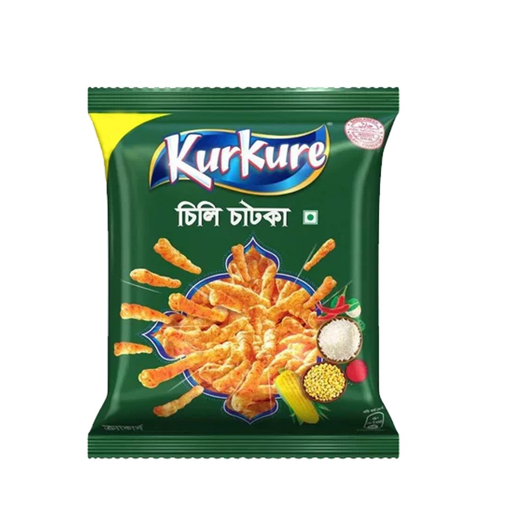 Kurkure Chilli Chatka Chips-37 gm