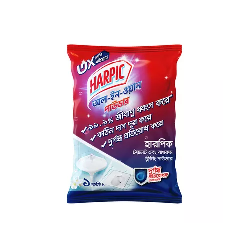 Harpic All-in-1 Toilet & Bathroom Cleaning Powder 1 kg