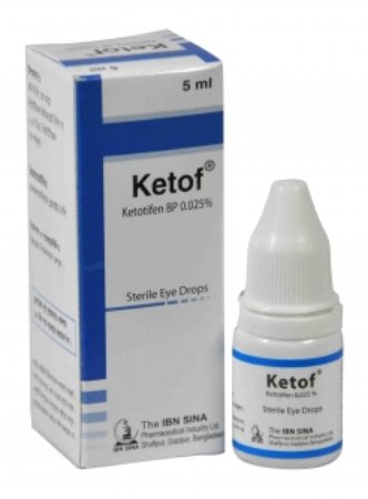 Ketof Eye Drop - (0.025%)