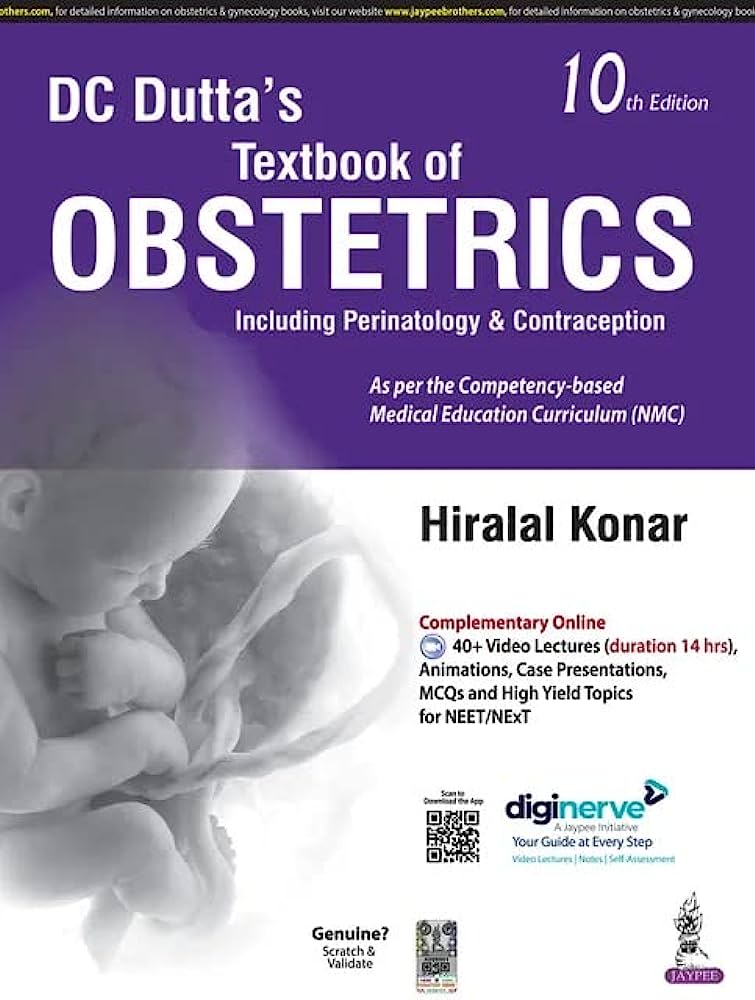Dc Dutta's Textbook of Obstetrics Hiralal Konar