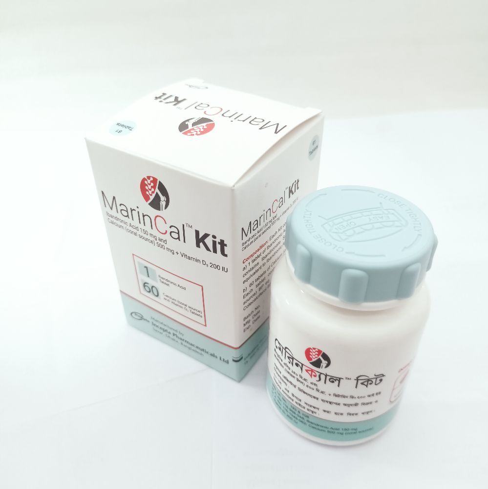 MarinCal Kit Tablet - (150mg+500mg+200IU)