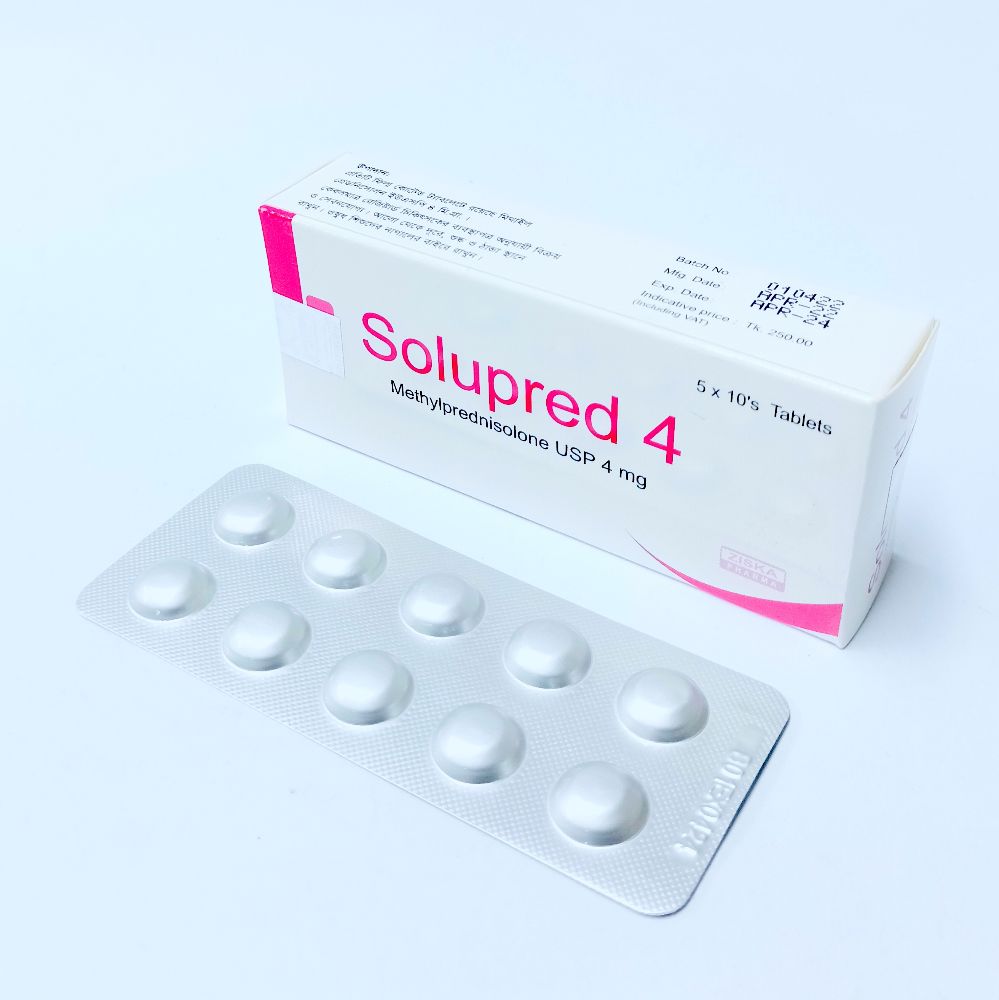 Solupred 4 Tablet - (4mg)