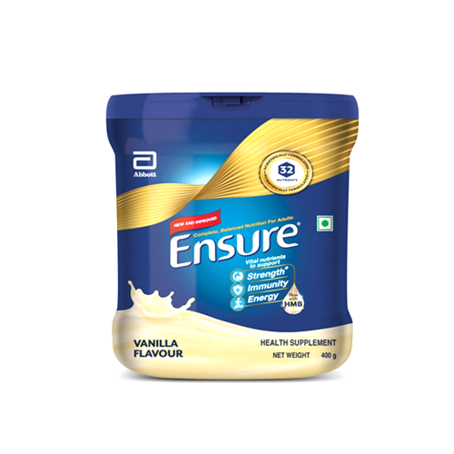 Ensure Vanilla Flavour Complete, Balanced Nutrition Drink For Adults - (400gm)