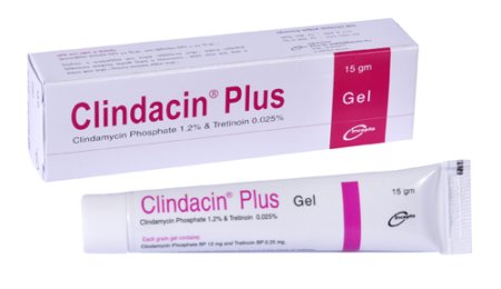 Clindacin Plus Gel - (1.2gm+.025gm/100gm)