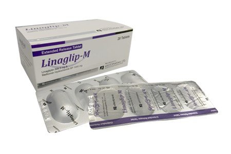 Linaglip M 1000 Tablet - (5mg+1000mg)