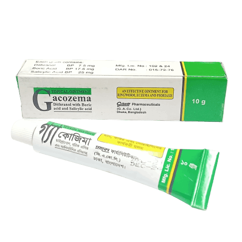 Gacozema 10gm Ointment - (0.1%+1%+2%)