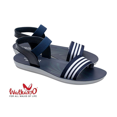 Walkaroo Ladies casual Blue sandal