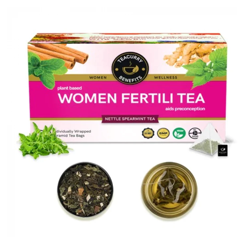 Teacurry Women Fertility Tea - 1 Month, 30 Teabags