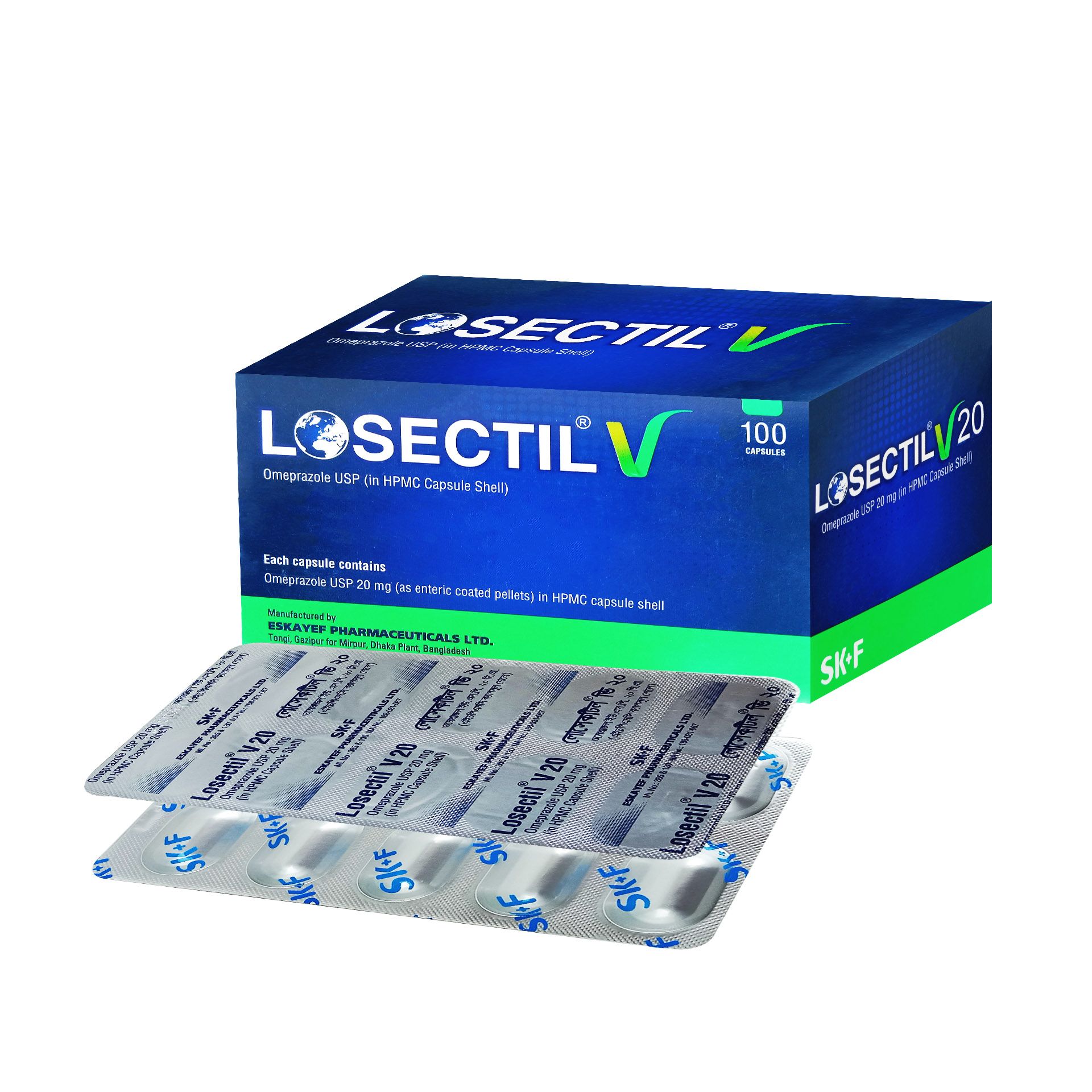 Losectil V 20 - 1 strip
