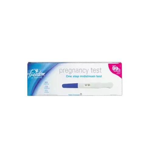 Freedom pregnancy test device