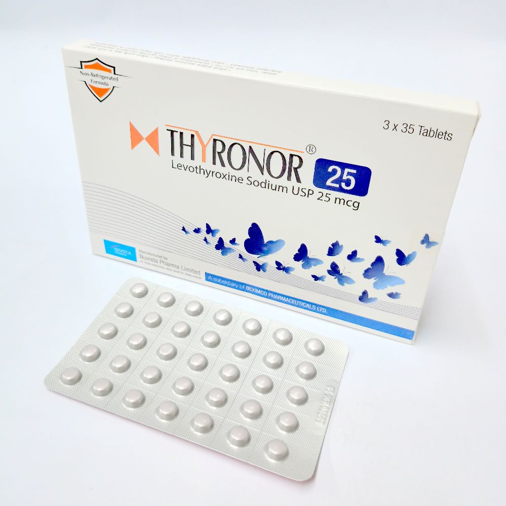 Thyronor 25 Tablet - (25mcg)