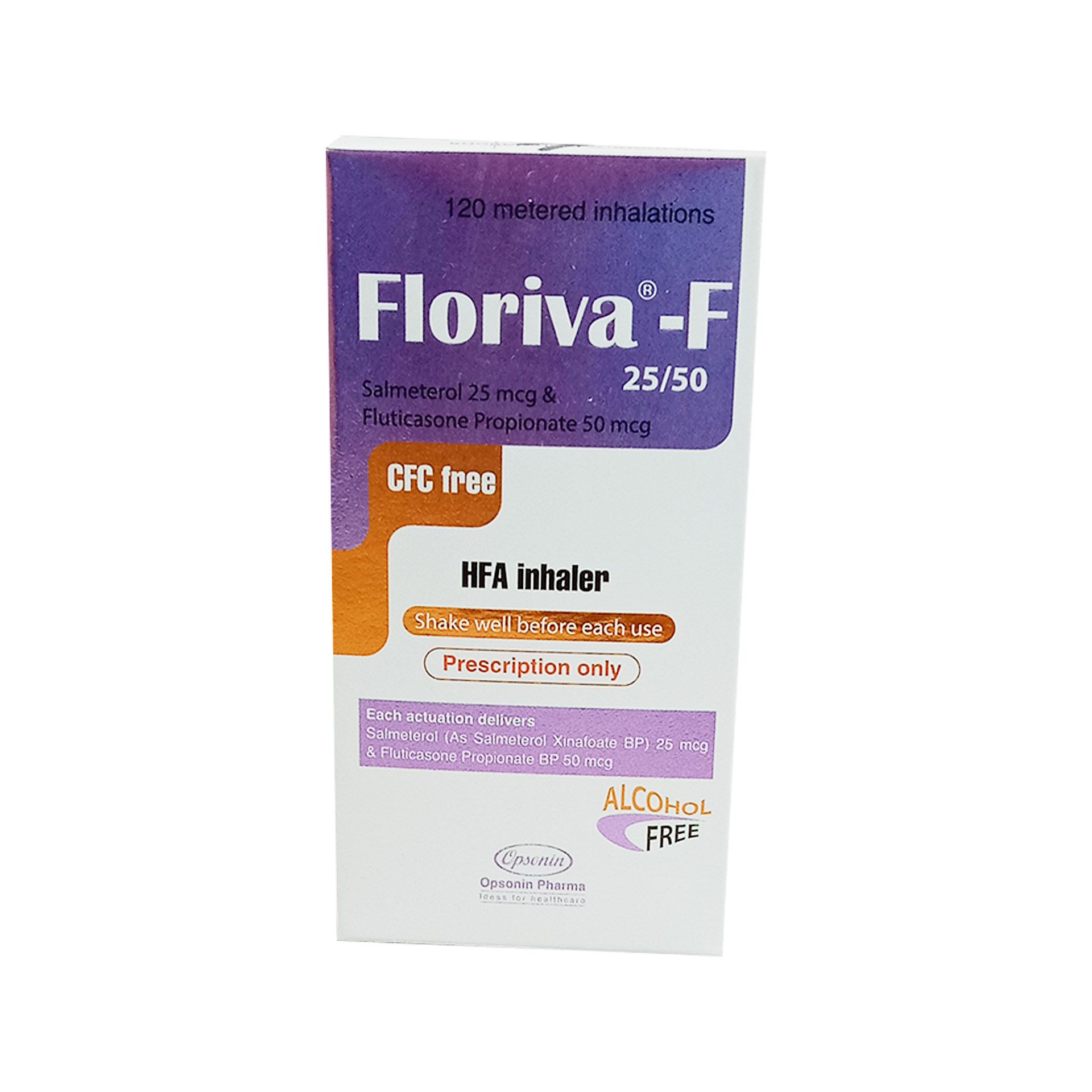 Floriva F 25/50 Inhaler - (25mcg+50mcg)