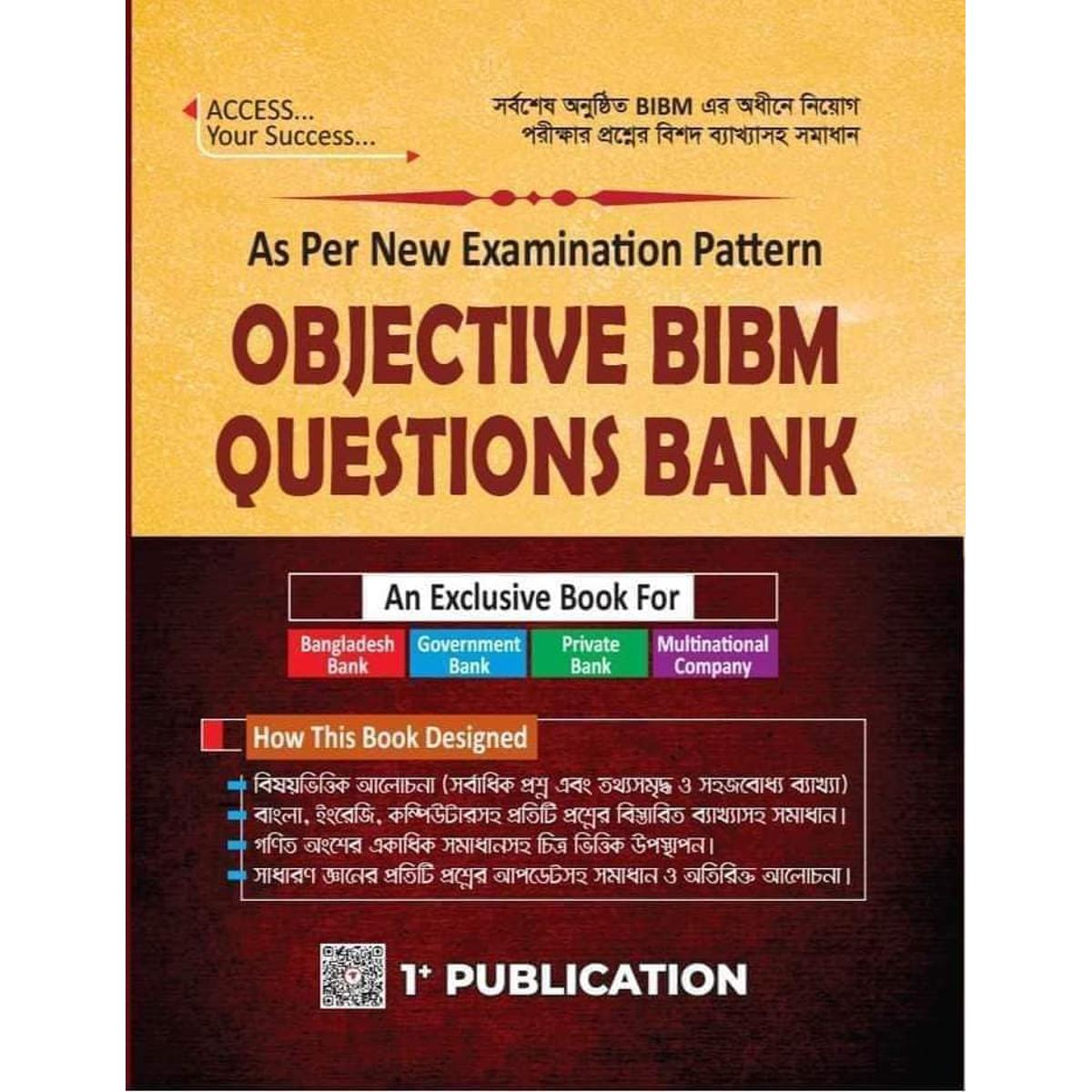Objective BIBM Questions Bank (1+ Publication)