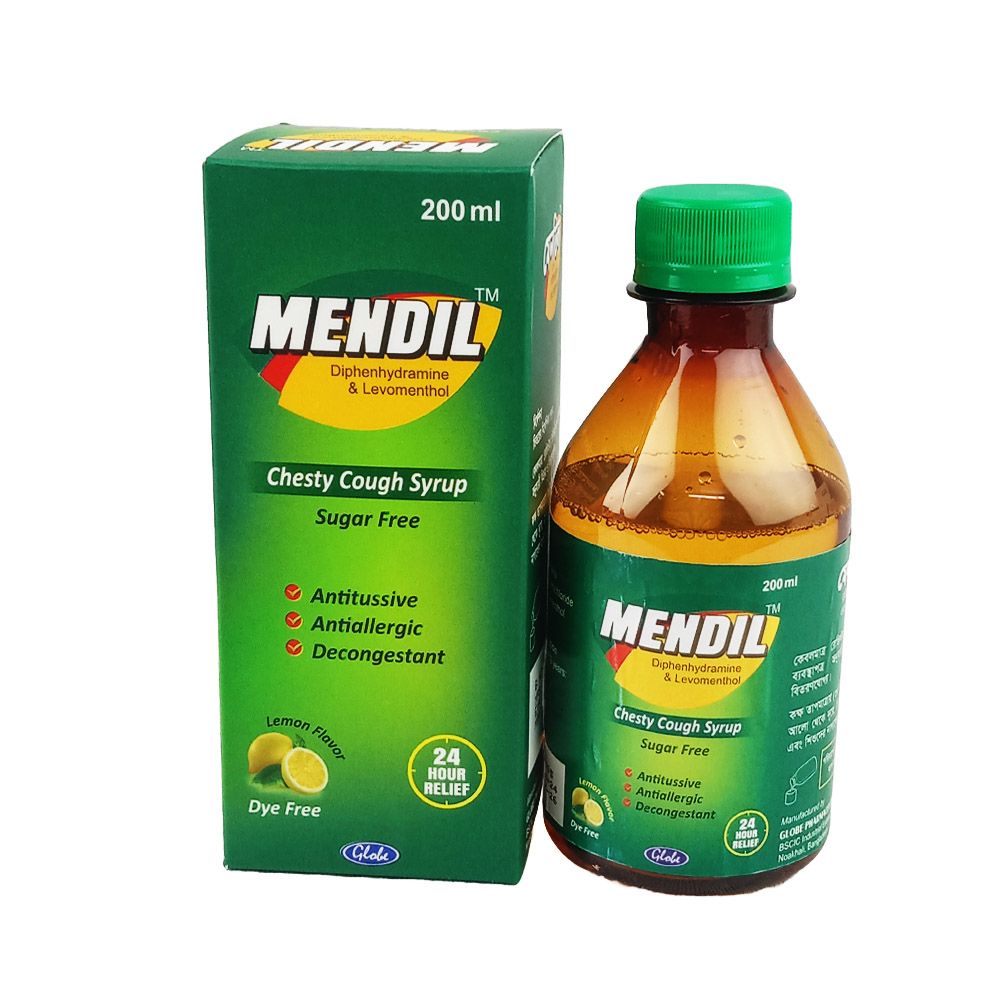 Mendil 200ml Syrup - (14mg+2mg/5ml)